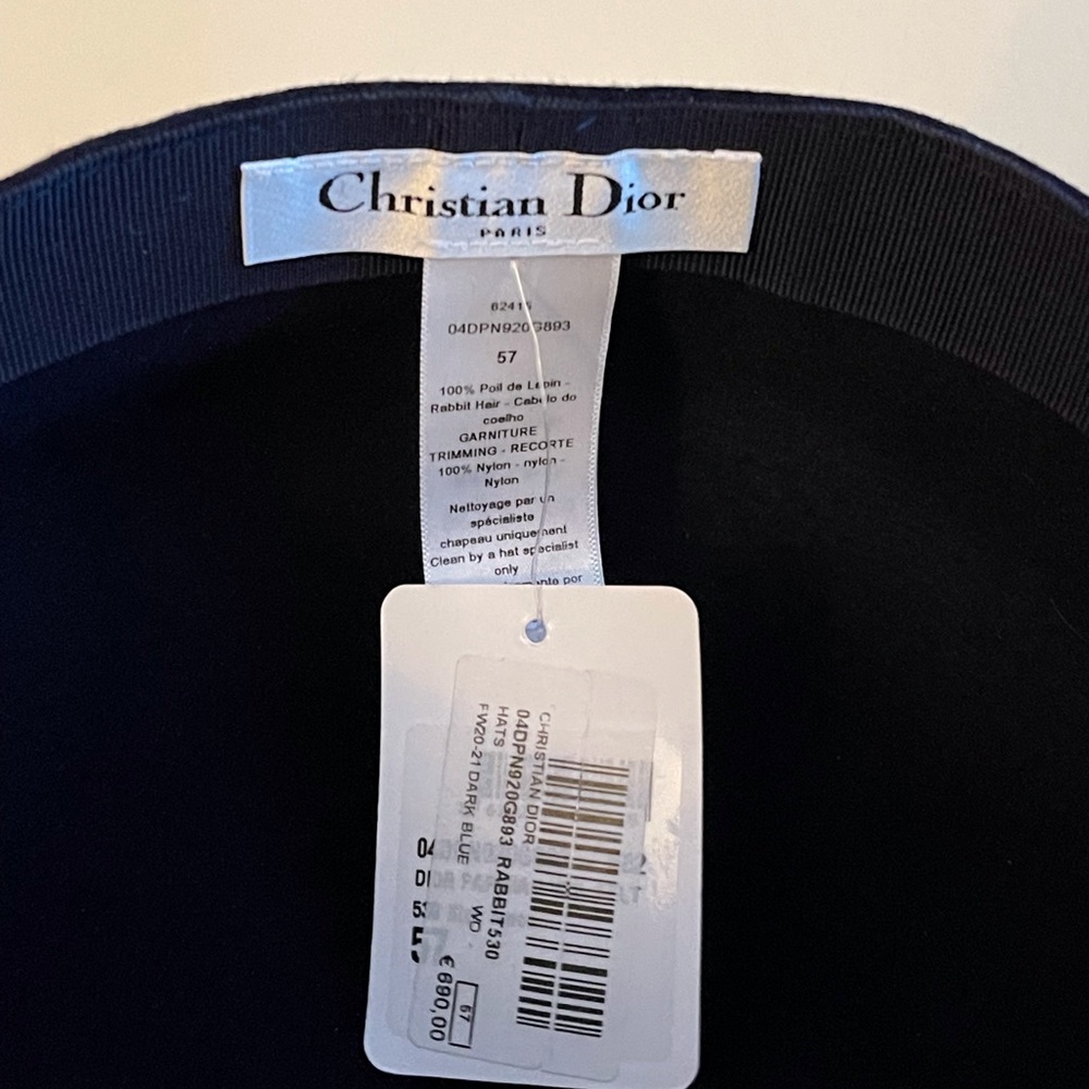 SOLD!!! Dior felt hat - Picture 11 of 12